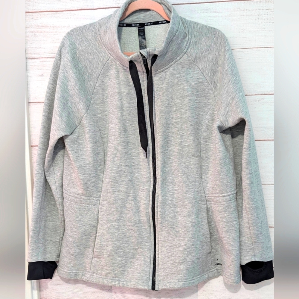 Guc RBX Light Gray Fleece Jacket Size XL